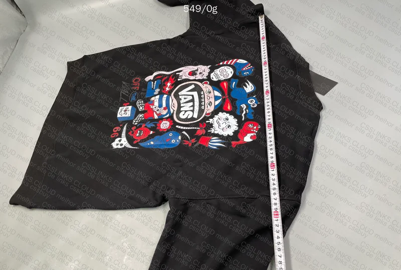 VANS Hoodie with Measurements 5