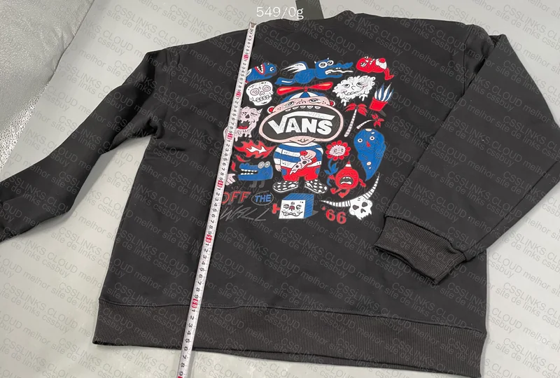VANS Hoodie with Measurements 8