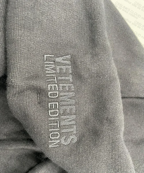 Vetements 'Hello My Name Is' Hoodie 3