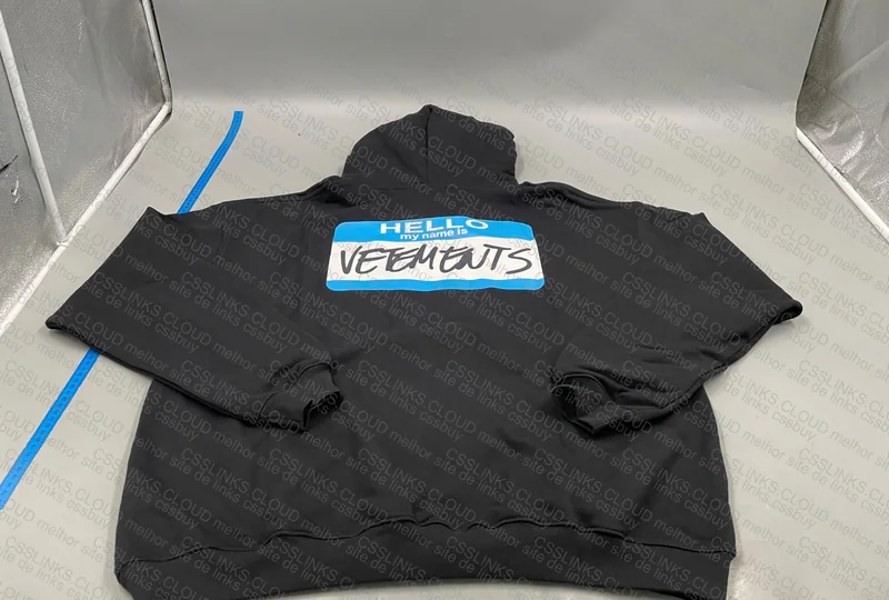Vetements 'Hello My Name Is' Hoodie 5