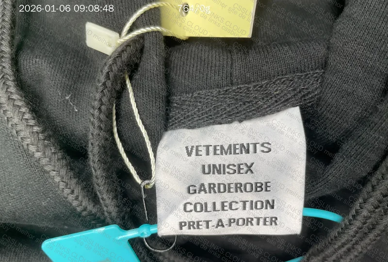 Vetements Paris Logo Hoodie 8