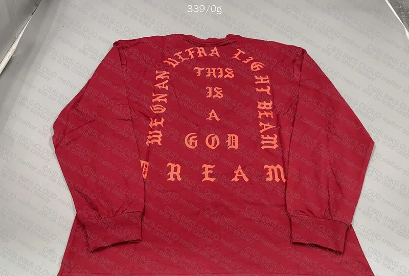Ye 'The Life of Pablo' Hoodie with Measurements 5