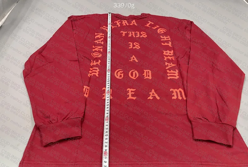 Ye 'The Life of Pablo' Hoodie with Measurements 7