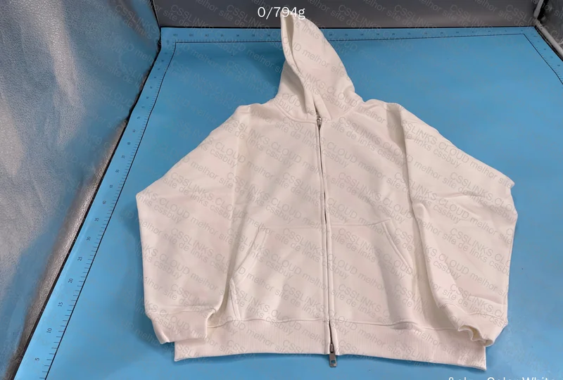 White Artiemaster Zip-Up Hoodie 2
