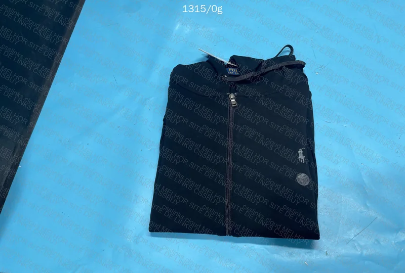 Black Ralph Lauren Zip-Up Hoodie