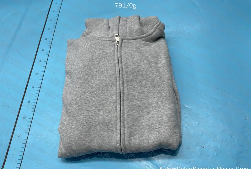 Gray Artiemaster Zipper Hoodie