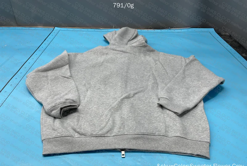 Gray Artiemaster Zipper Hoodie 4