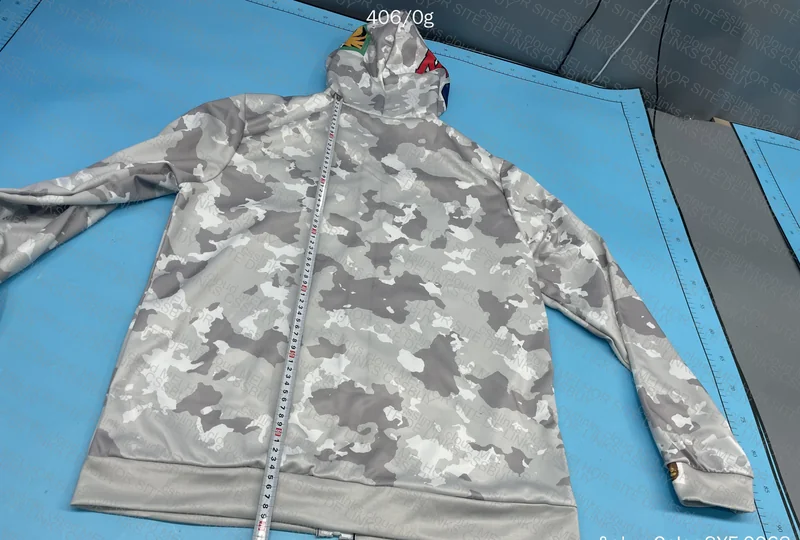 BAPE Shark Gray Camouflage Hoodie 2