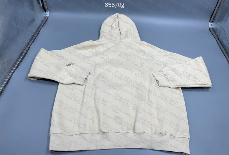 Essentials Hoodie with Measurements 2