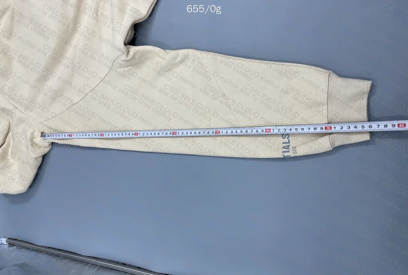 Essentials Hoodie with Measurements 3