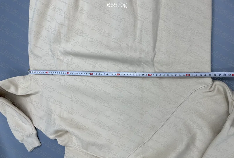 Essentials Hoodie with Measurements 4
