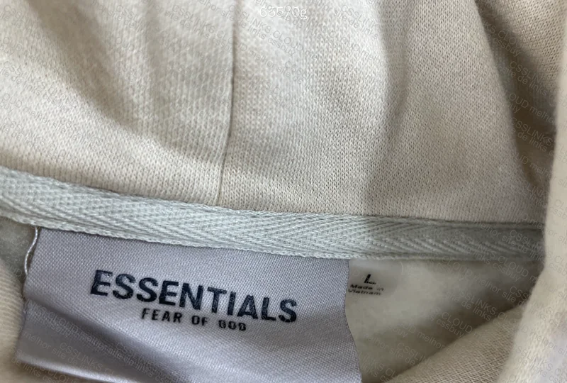 Essentials Hoodie with Measurements 6
