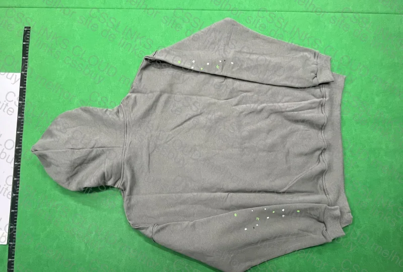 Sp5der Gray Hoodie 3