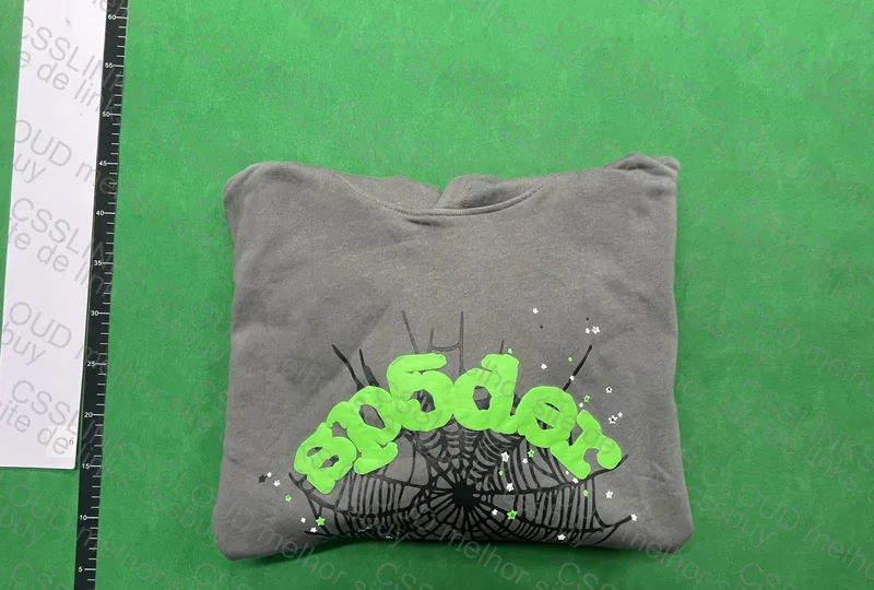 Sp5der Gray Hoodie 4