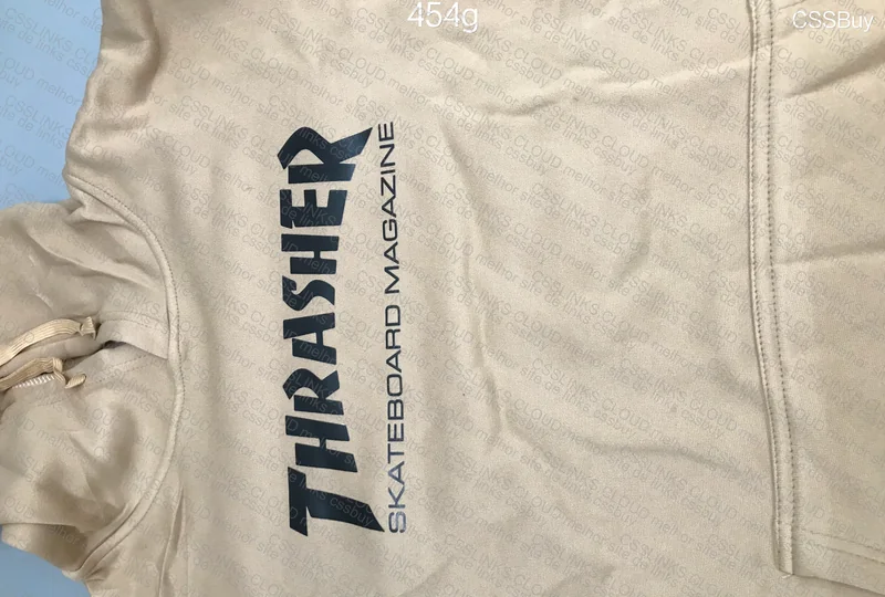 Thrasher Wine/Beige Hoodies 7