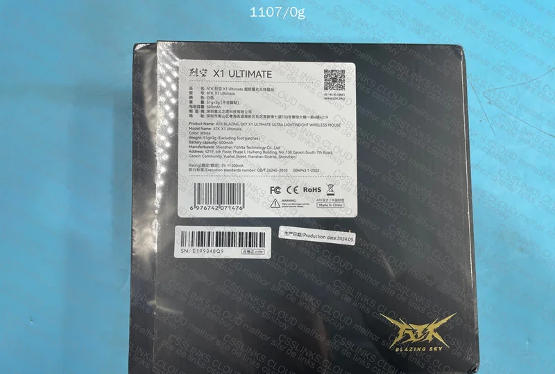 Mouse and Mousepad ATK X1 Masters Edition (Ultimate) - White 4