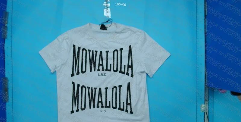 Mowalola White Double Sweat T-Shirt 3