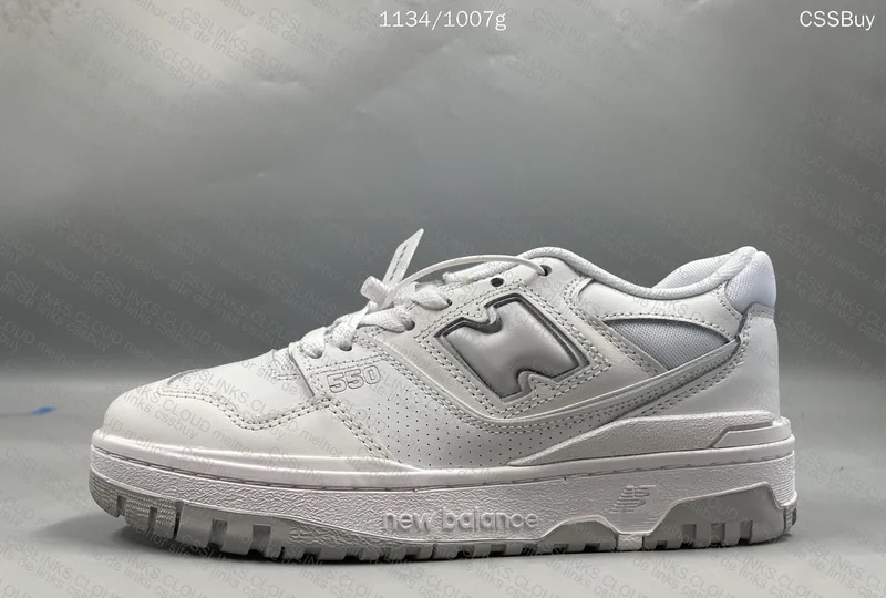 NB 550 All White 3