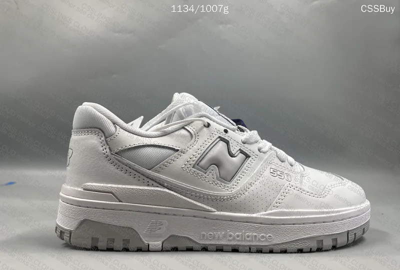 NB 550 All White 6