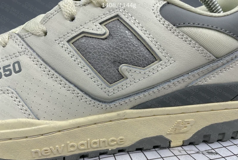 NB 550 Gray and White (Looks More Like Off White) 6