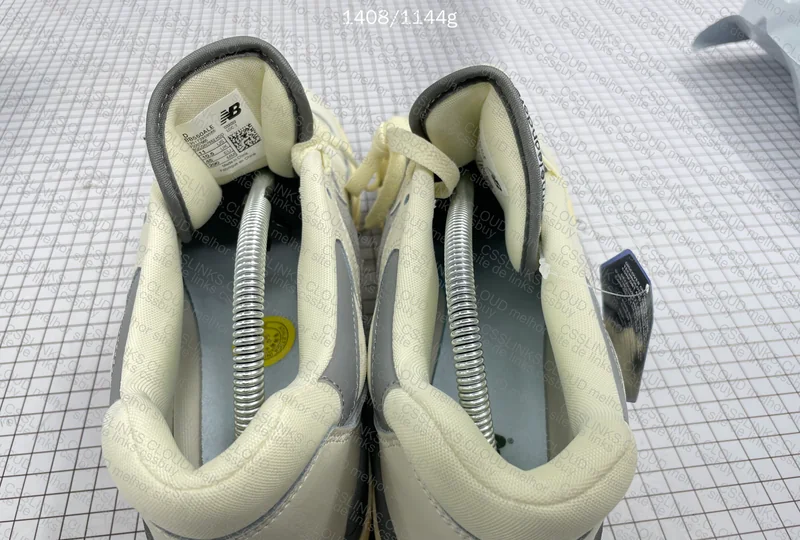 NB 550 Gray and White (Looks More Like Off White) 8