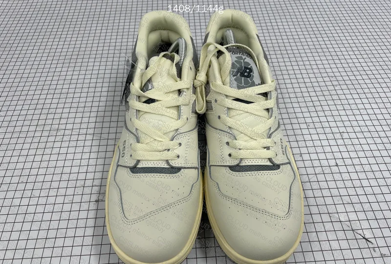 NB 550 Gray and White (Looks More Like Off White) 9