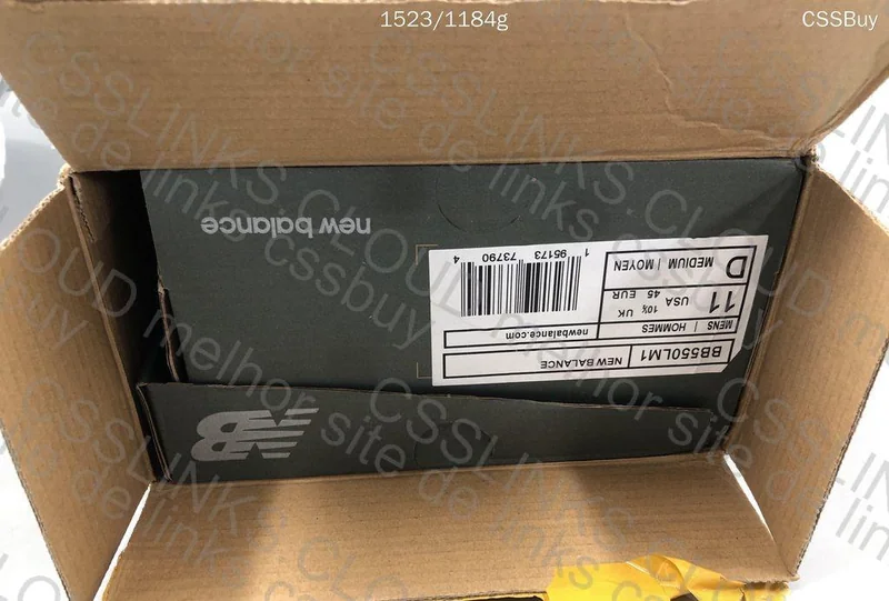 NB 550 Sea Salt Black - GL or RL 10