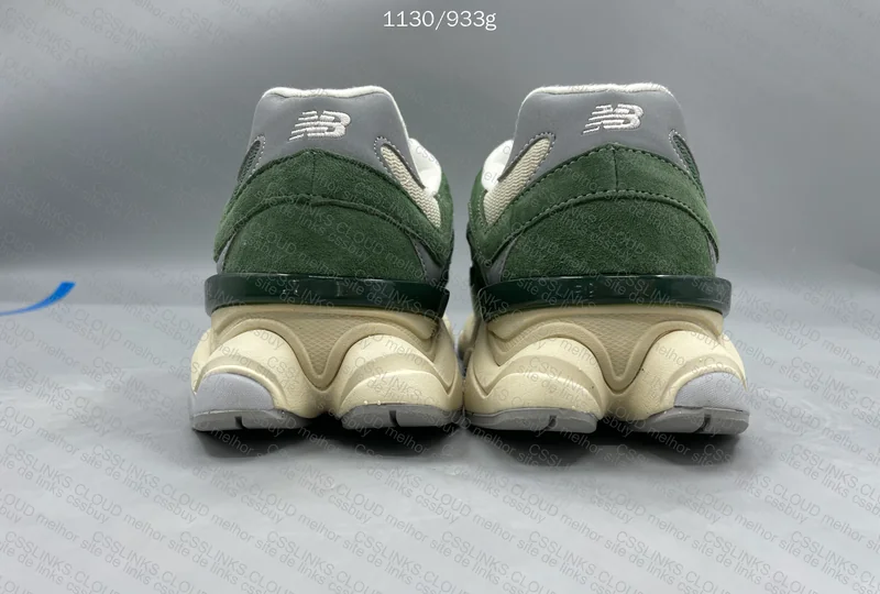 NB 9060 - Green Suede 3
