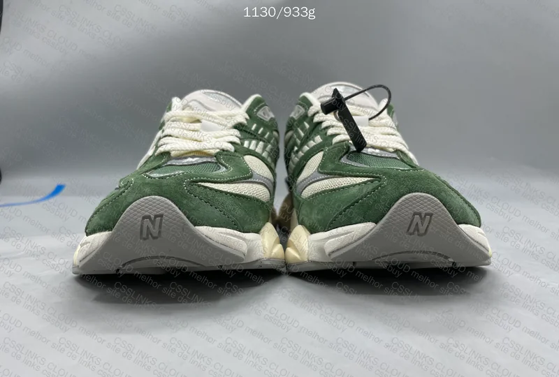 NB 9060 - Green Suede 5