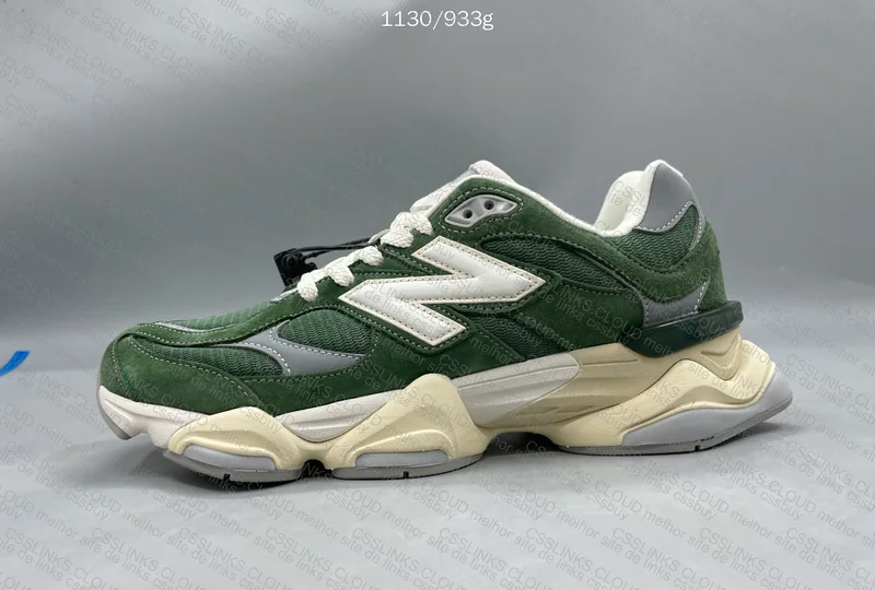 NB 9060 - Green Suede 7