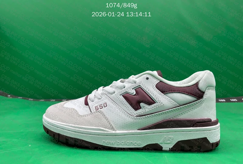 NB550 New Balance 550 _ manchado, apenas na língua parte interna? 2