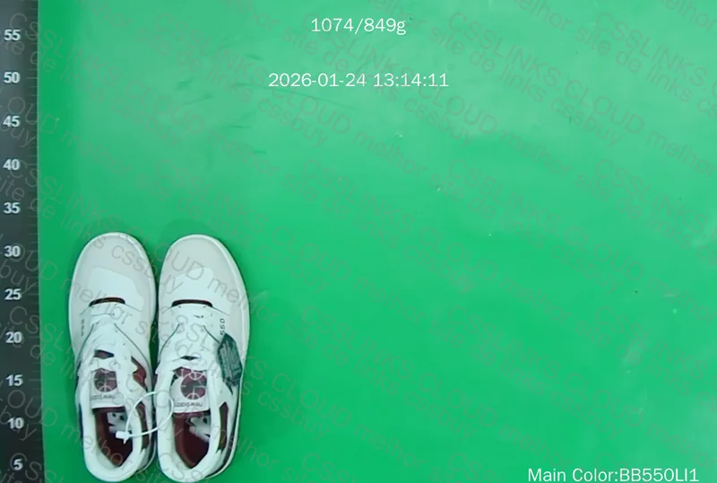 NB550 New Balance 550 _ manchado, apenas na língua parte interna? 3