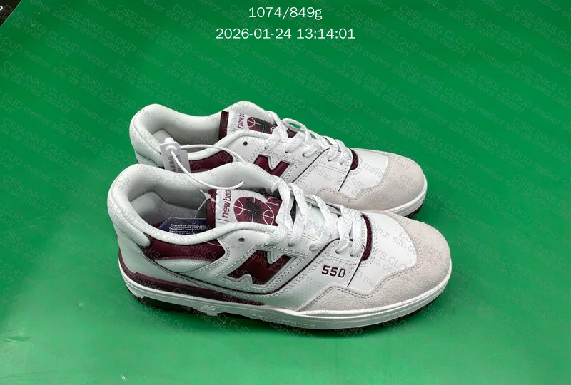 NB550 New Balance 550 _ manchado, apenas na língua parte interna? 4