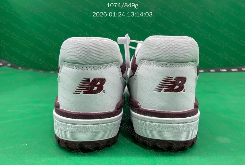 NB550 New Balance 550 _ manchado, apenas na língua parte interna? 8