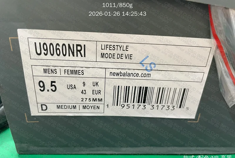 NB9060 Preto - New Balance U9060NRI 3