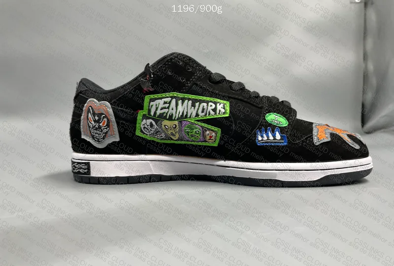 Neckface x Nike SB Dunk Low Pro Black 4