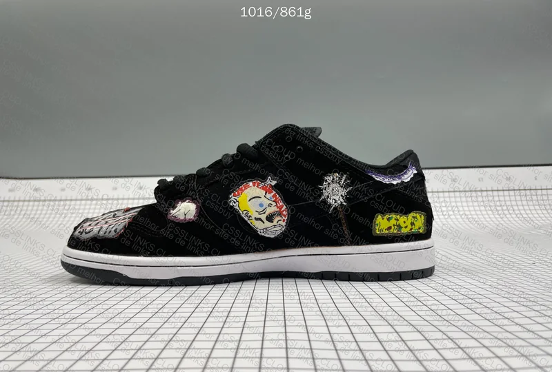 Neckface x Nike SB Dunk Low Pro Black 6