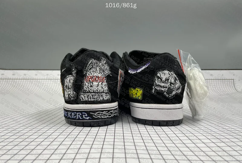 Neckface x Nike SB Dunk Low Pro Black 8