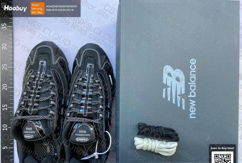 New balance 1000 aime black