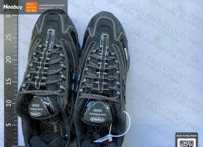New balance 1000 aime black 2