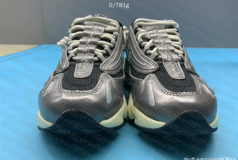 New Balance 1000 Silver Black 2
