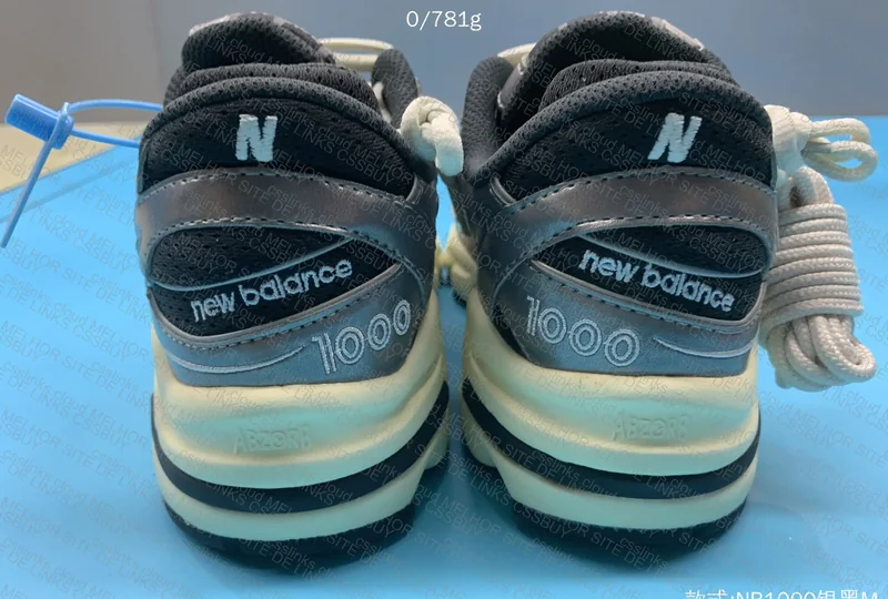 New Balance 1000 Silver Black 3