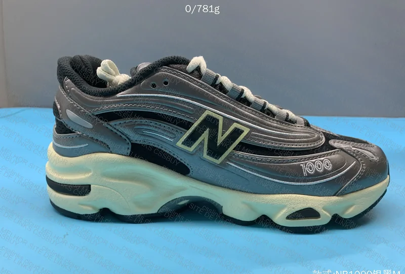 New Balance 1000 Silver Black 5