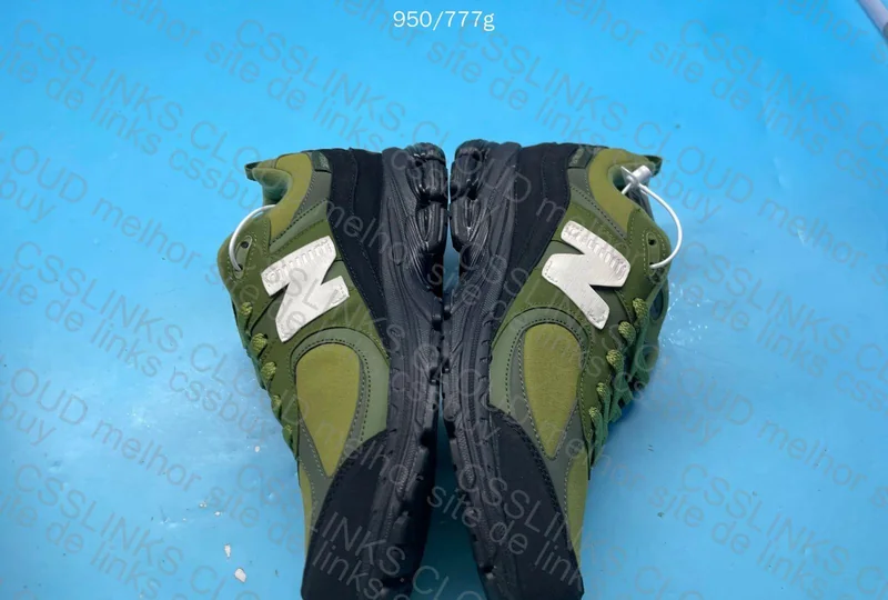 New Balance 2002r x The Basement - Moss Green 3
