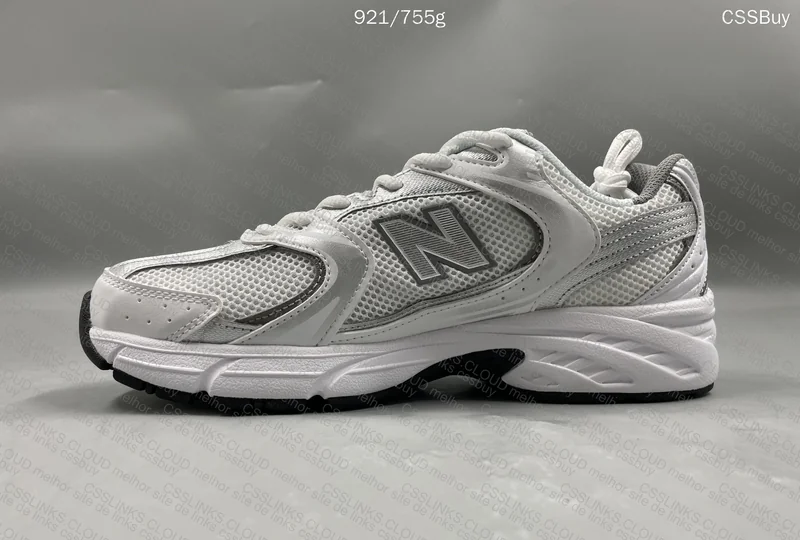 new balance 530 silver white 3