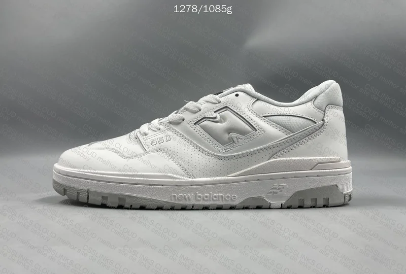 New Balance 550 - White with Grey