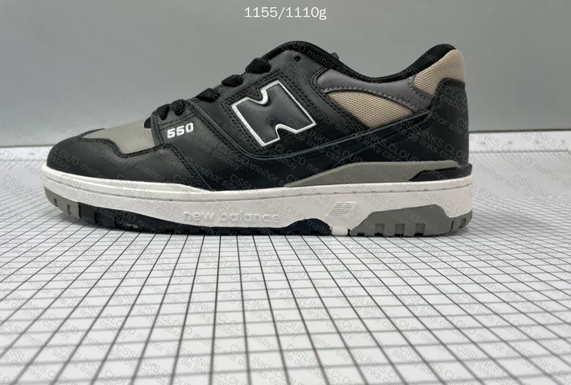 New Balance 550 Black and White 5