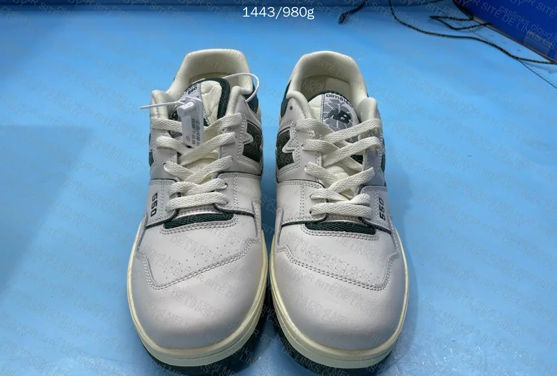 New Balance 550 Sea Salt Hunter Green 6