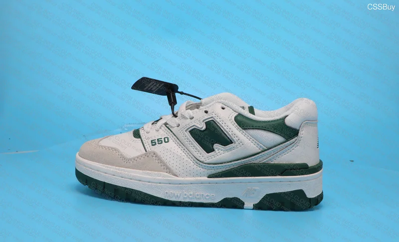 NEW BALANCE 550 - WHITE GREEN 8