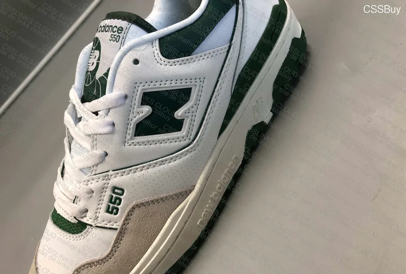 New Balance 550 White Green 5